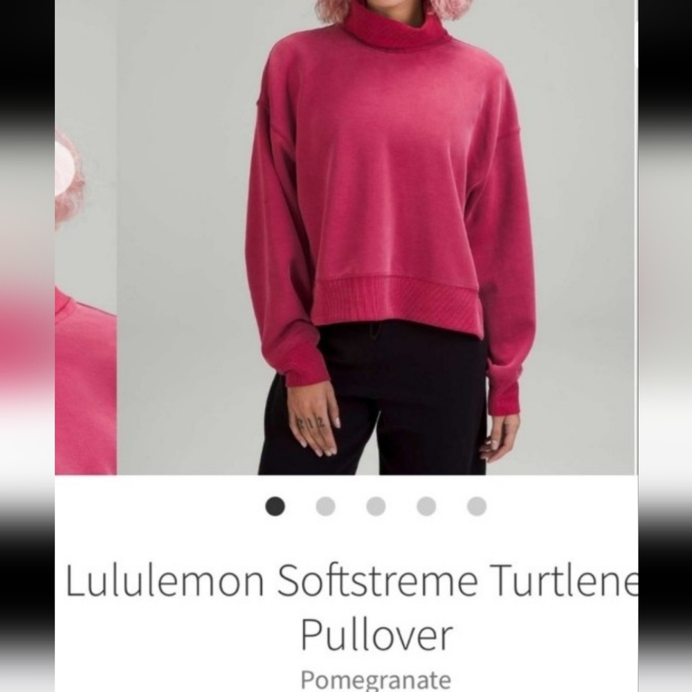 lululemon athletica Pomegranate Turtleneck Sweater